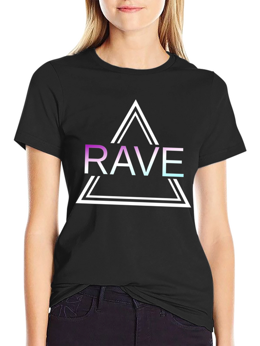 Rave Graphic T-Shirt - Cool Minimalist Design
