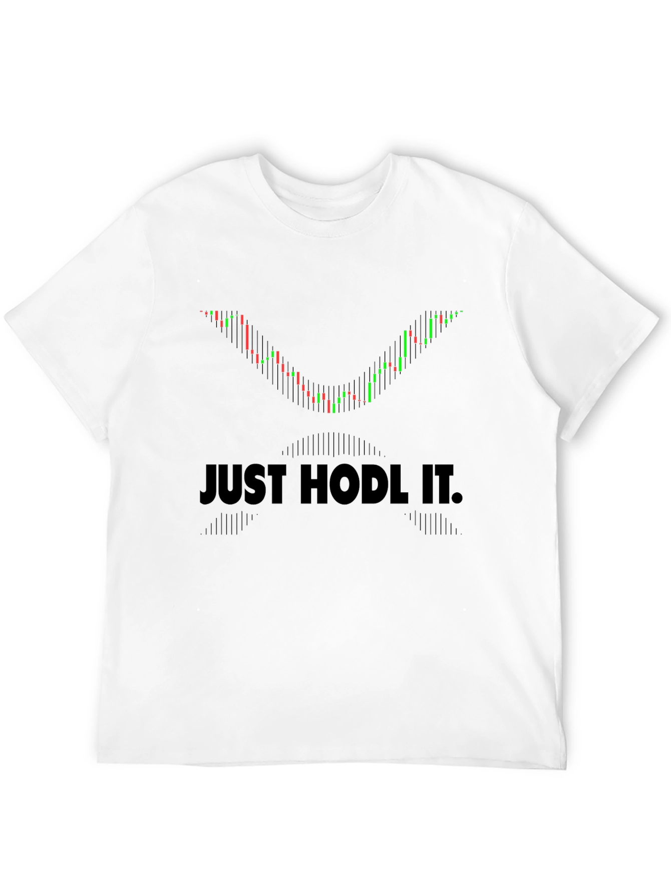 Just Hodl It Crypto Trading Black T-Shirt