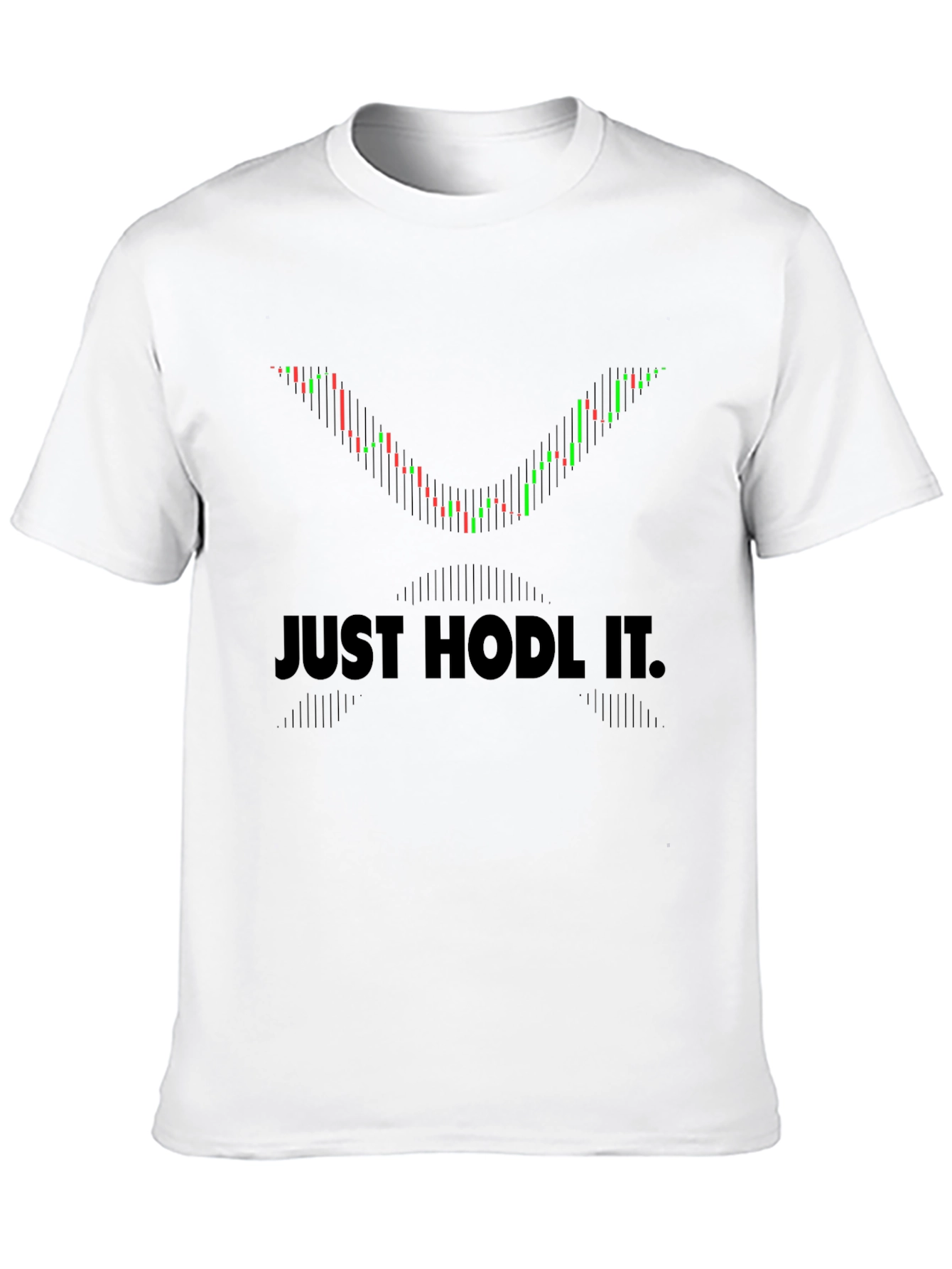 Just Hodl It Crypto Trading Black T-Shirt