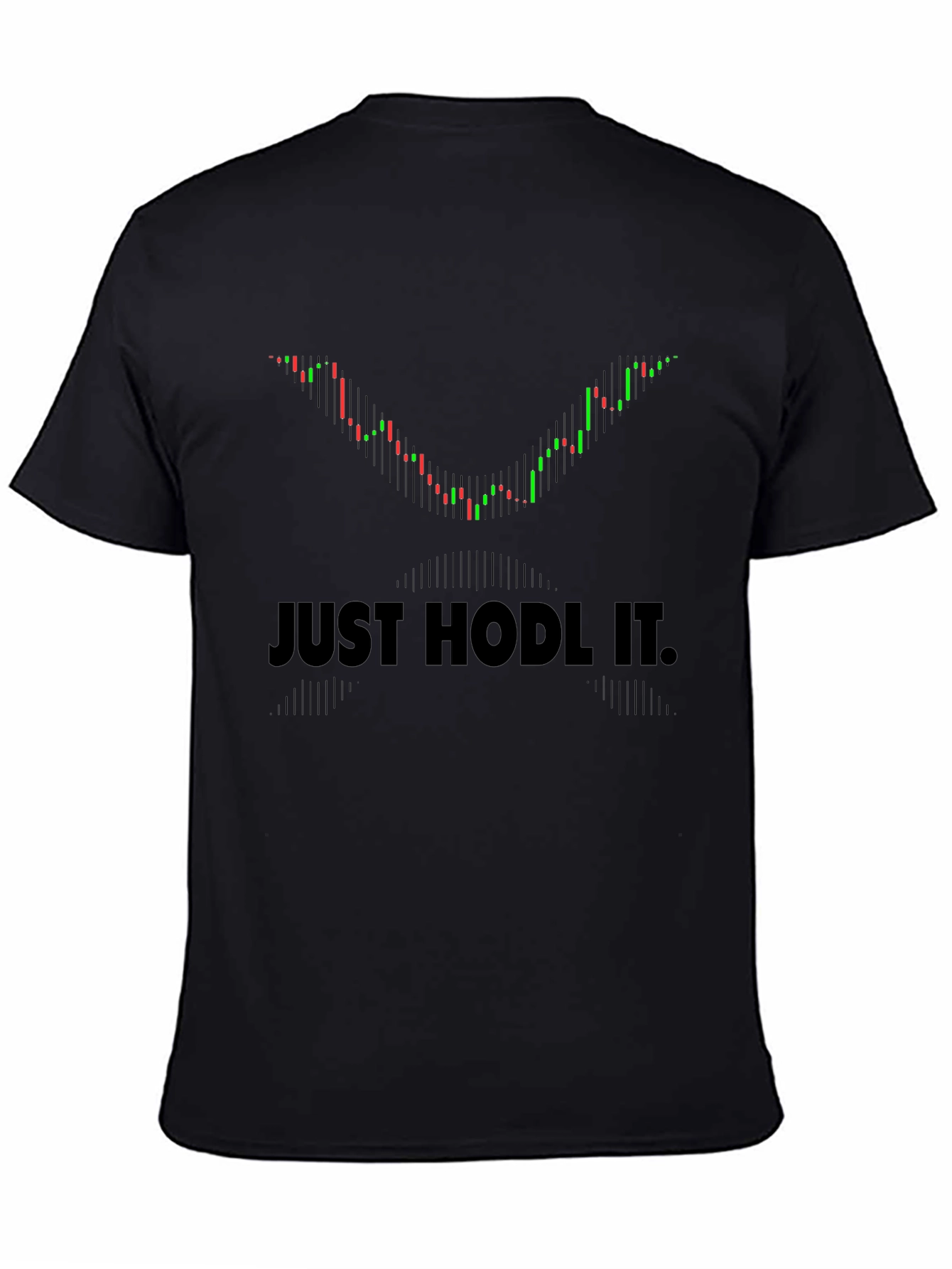Just Hodl It Crypto Trading Black T-Shirt