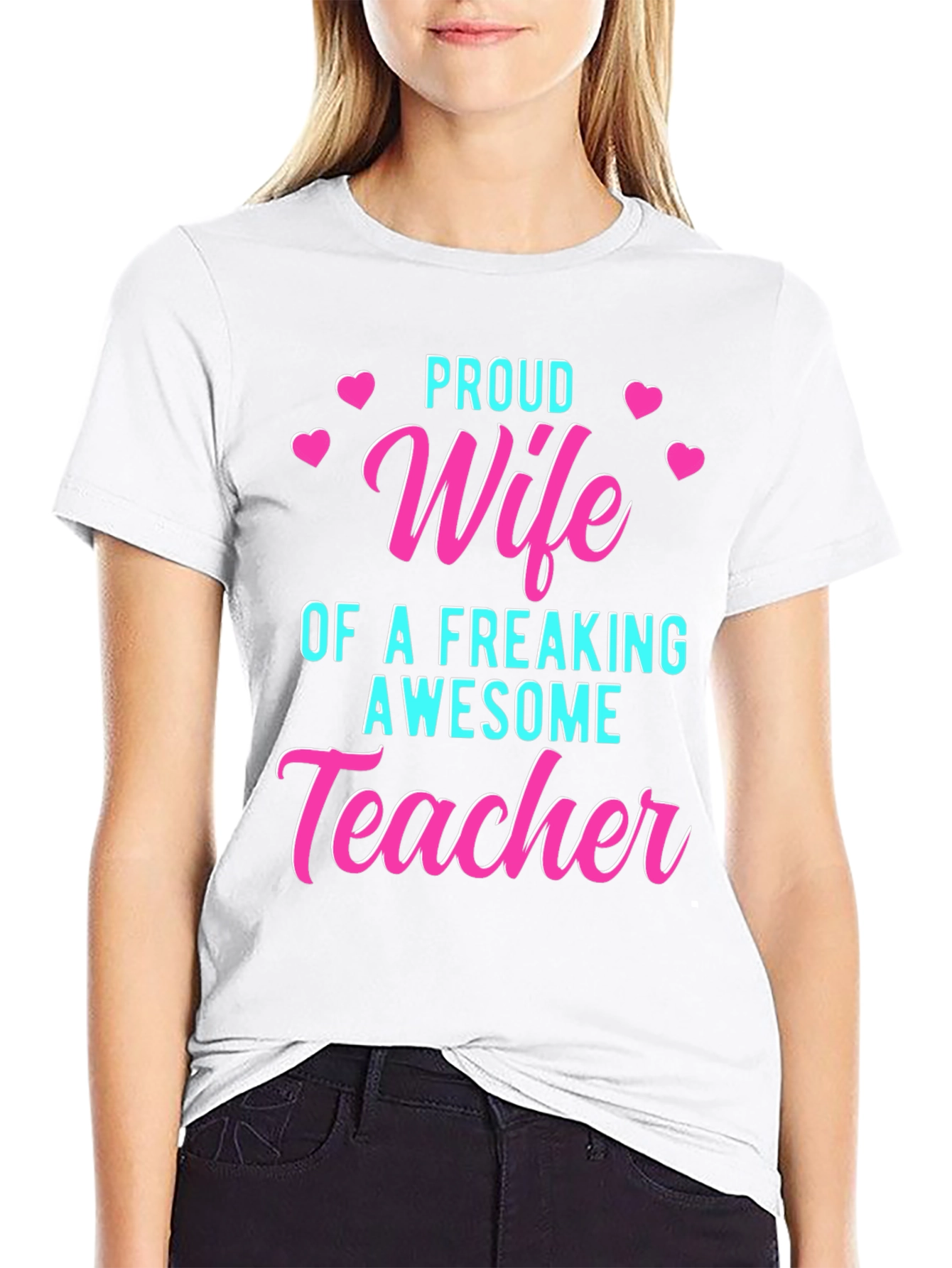 Proud Wife of an Awesome Teacher T-Shirt