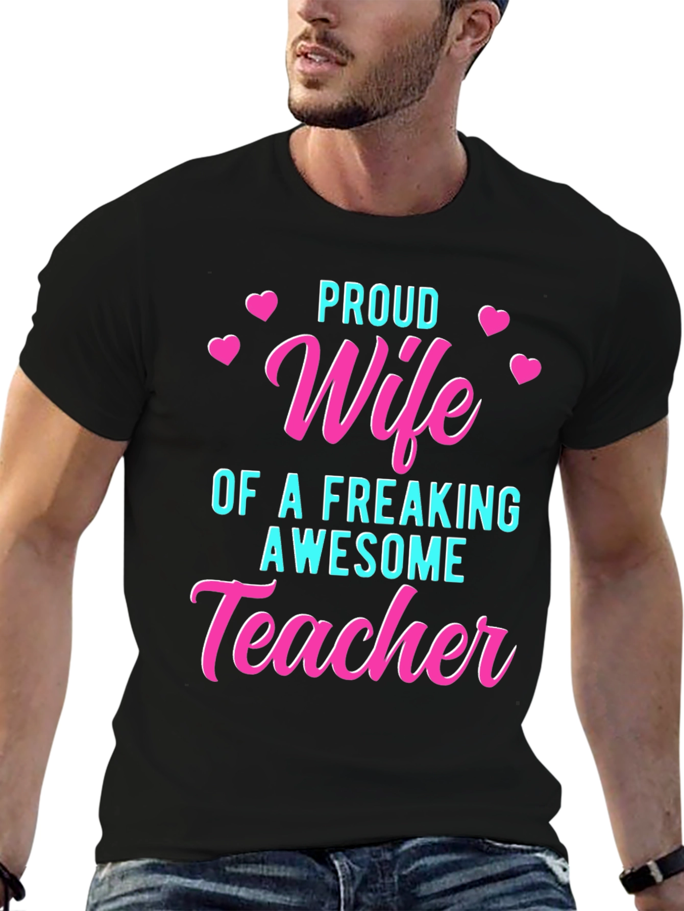 Proud Wife of an Awesome Teacher T-Shirt