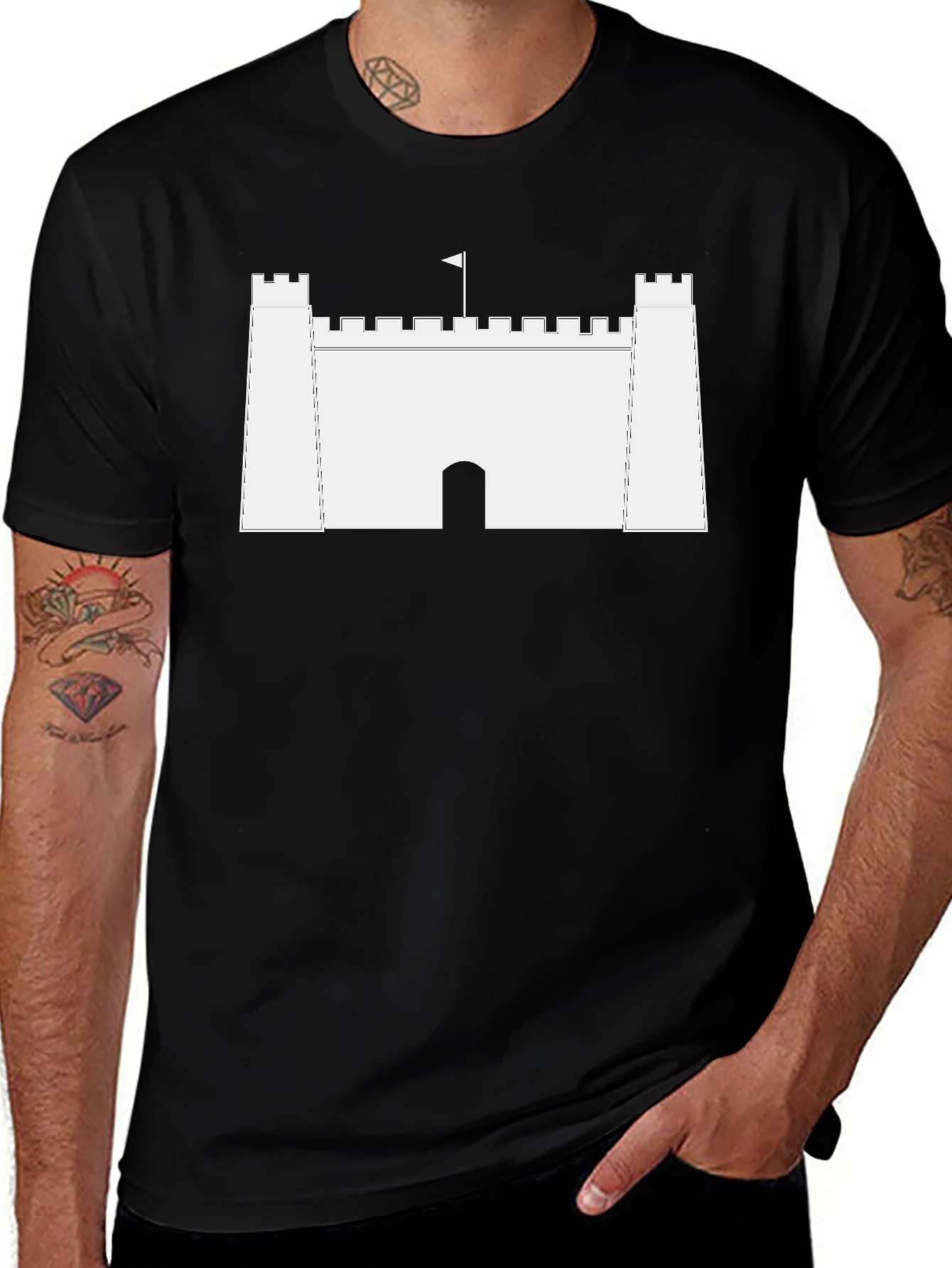 Castle T-Shirt - Fortress Design