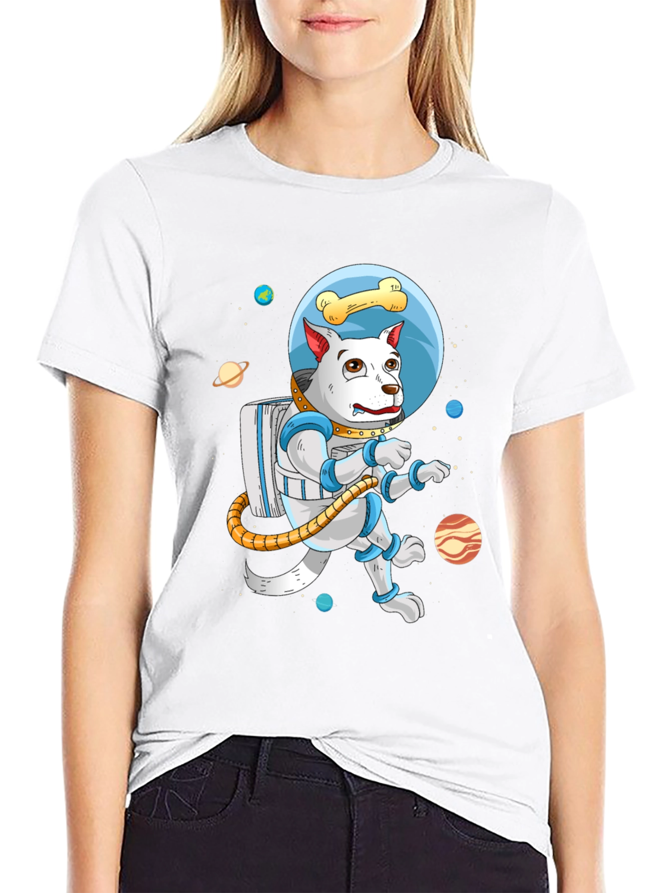 Dog Astronaut T-Shirt - Space Pup Tee