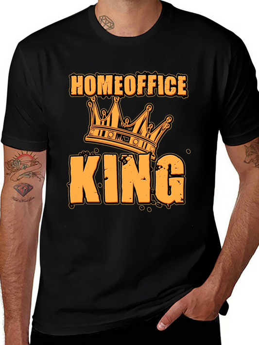 Home Office King T-Shirt - Funny Work From Home Tee