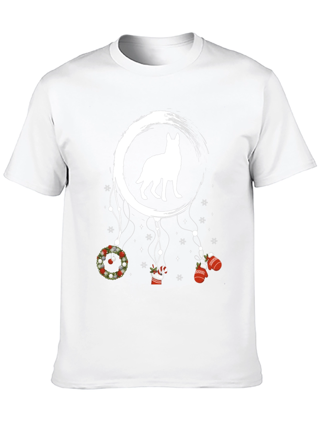 Dog Dreamcatcher Christmas T-Shirt