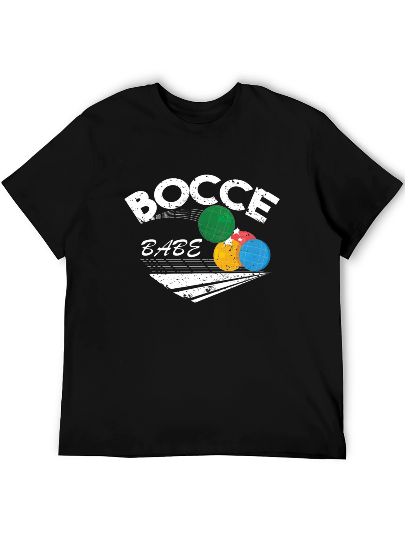 Bocce Babe Graphic T-Shirt - Black
