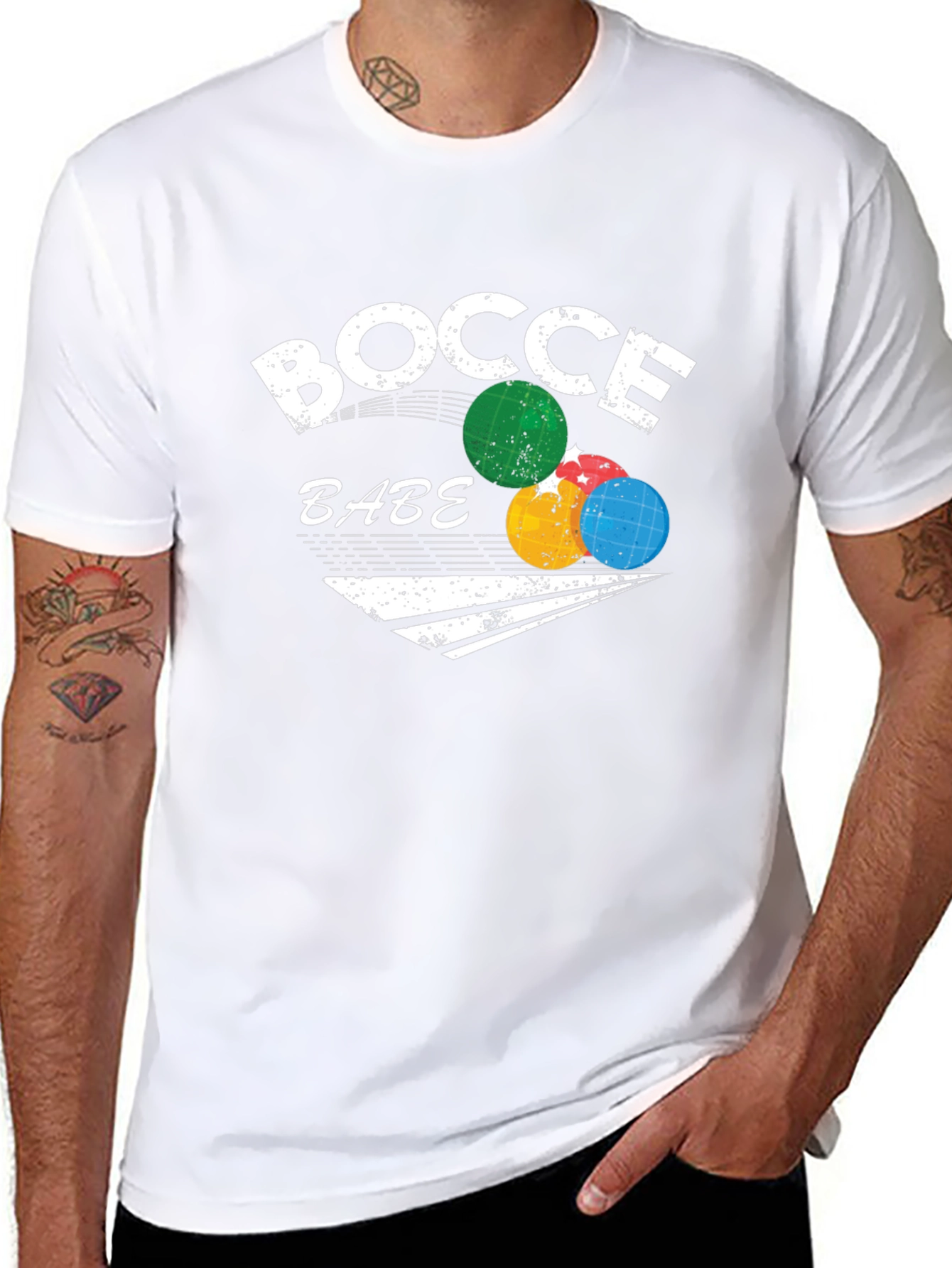 Bocce Babe Graphic T-Shirt - Black