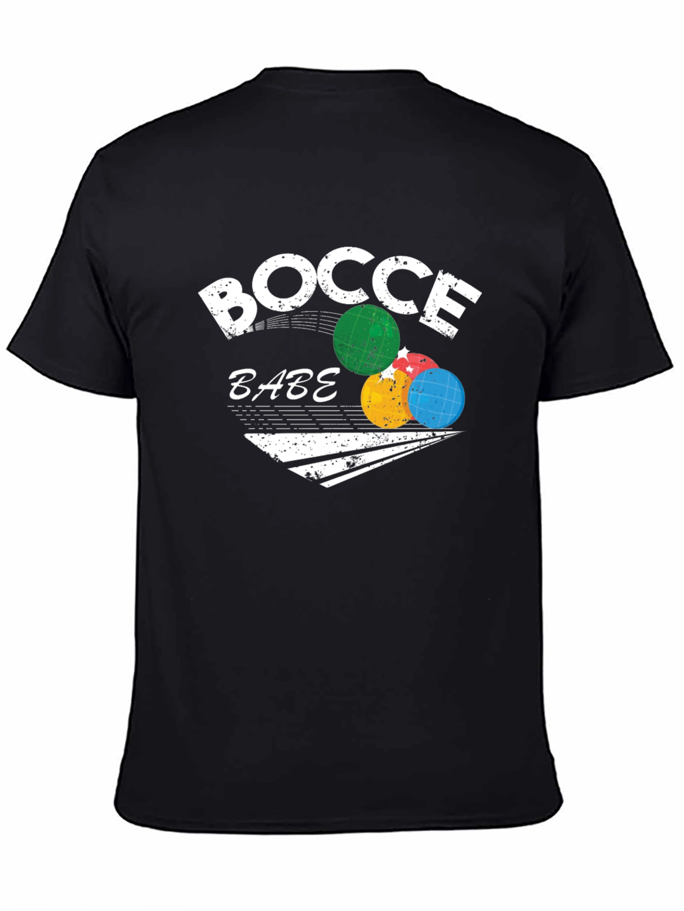 Bocce Babe Graphic T-Shirt - Black