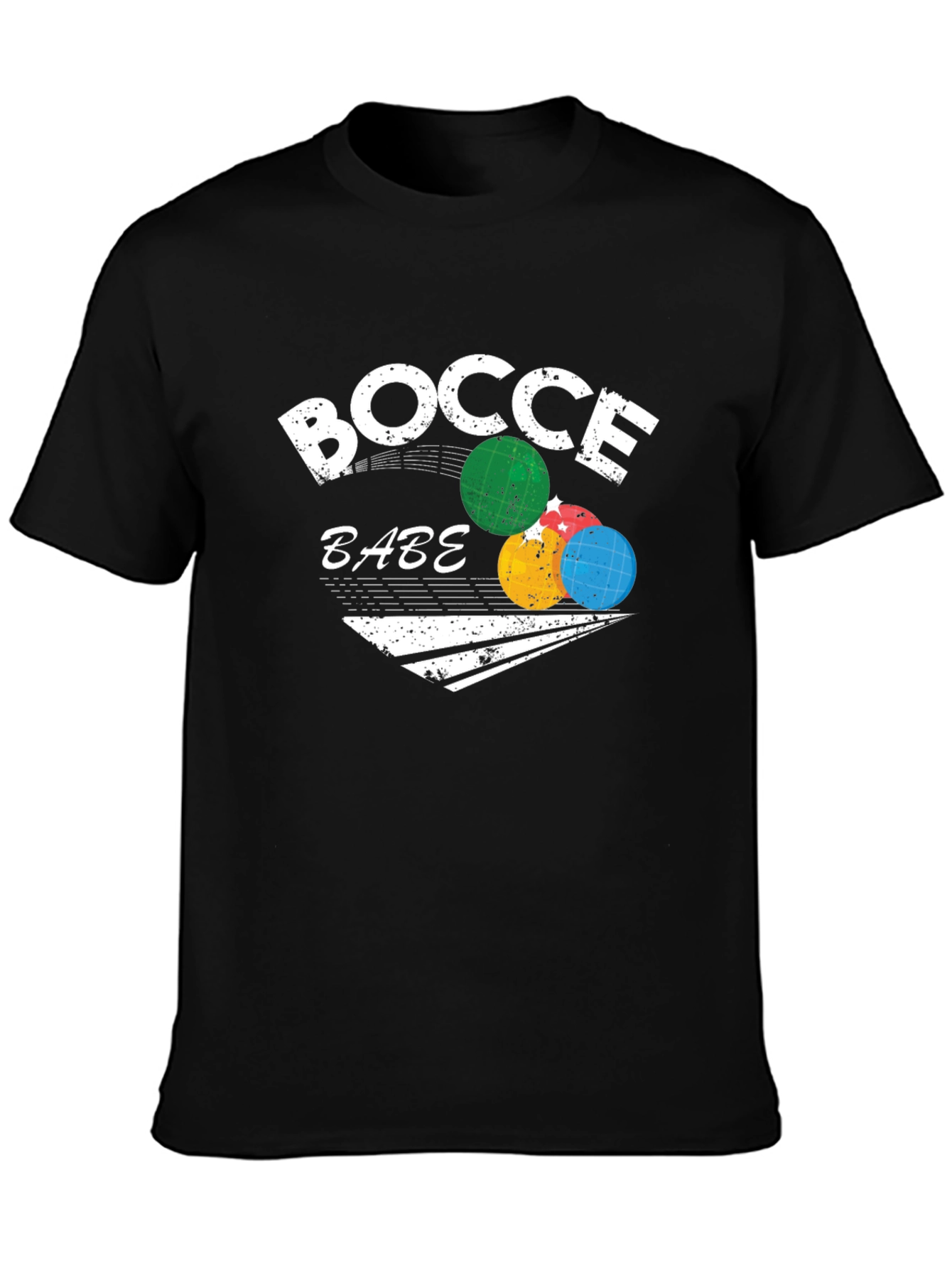 Bocce Babe Graphic T-Shirt - Black