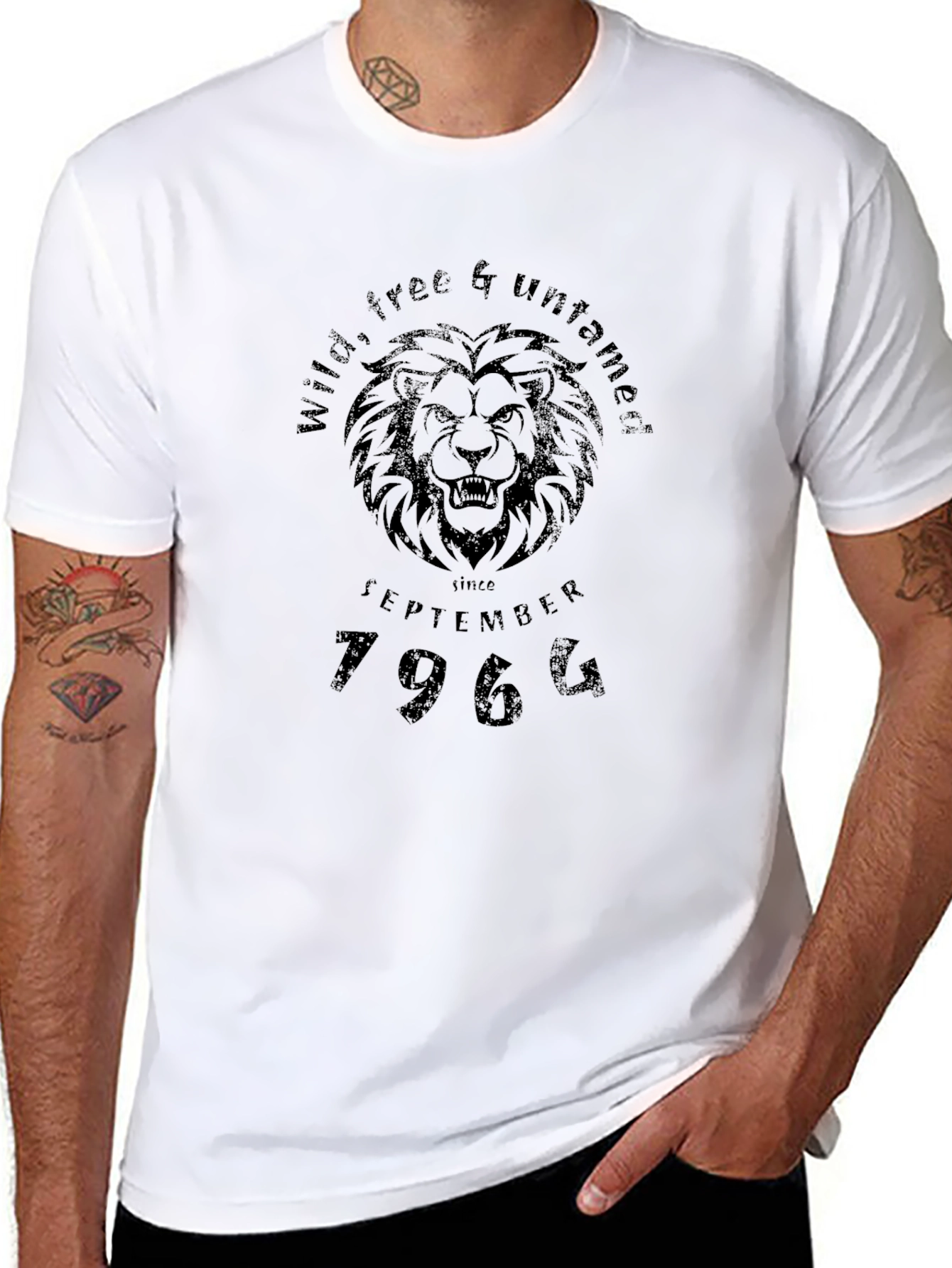 Wild & Free Lion Graphic Tee - September 1964