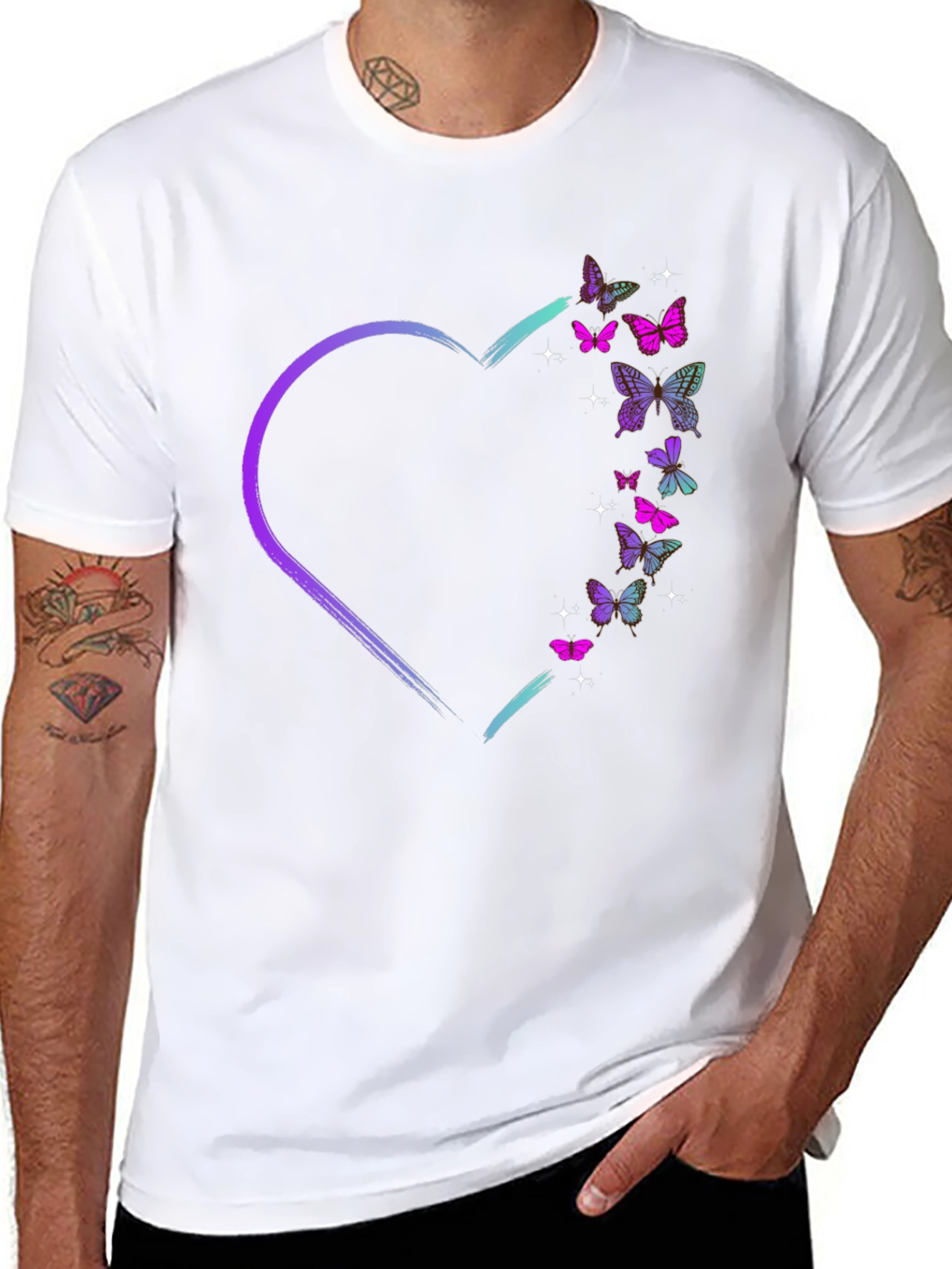 Butterfly Heart Graphic Tee