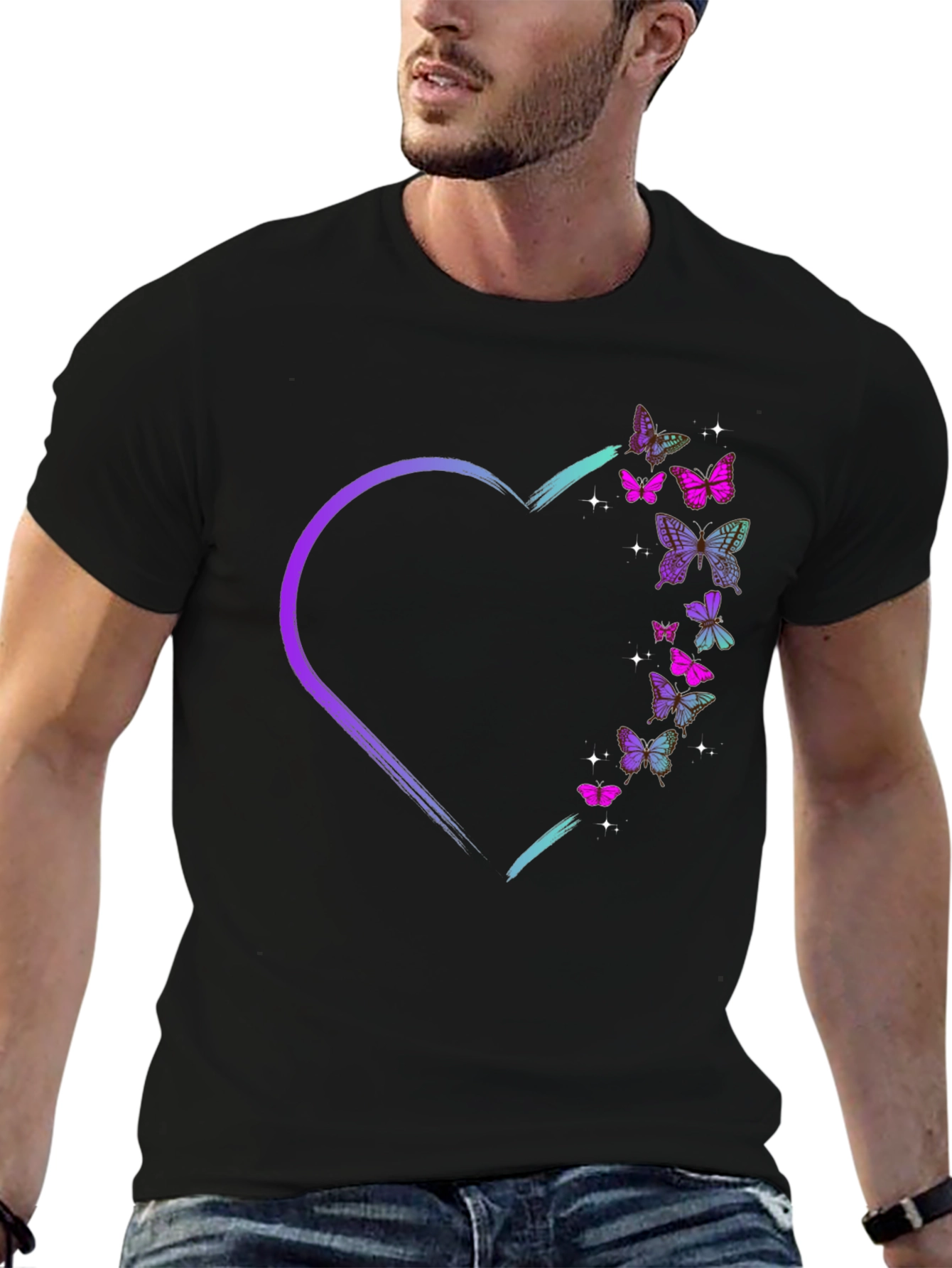 Butterfly Heart Graphic Tee