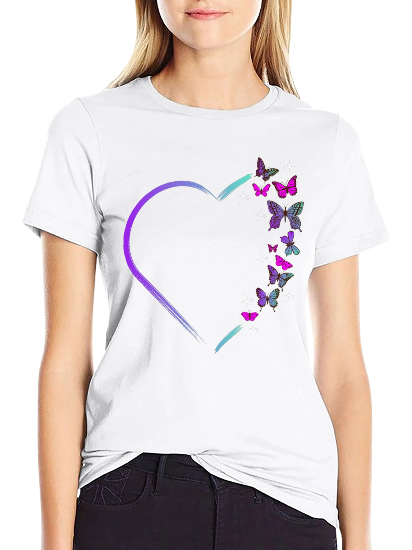 Butterfly Heart Graphic Tee