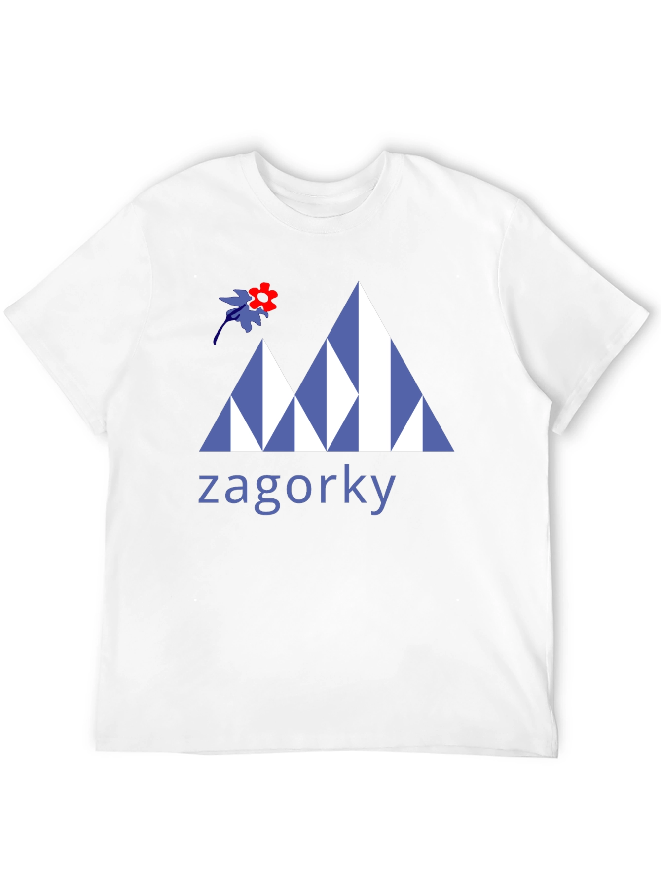Zagorky Mountain Design Black T-Shirt