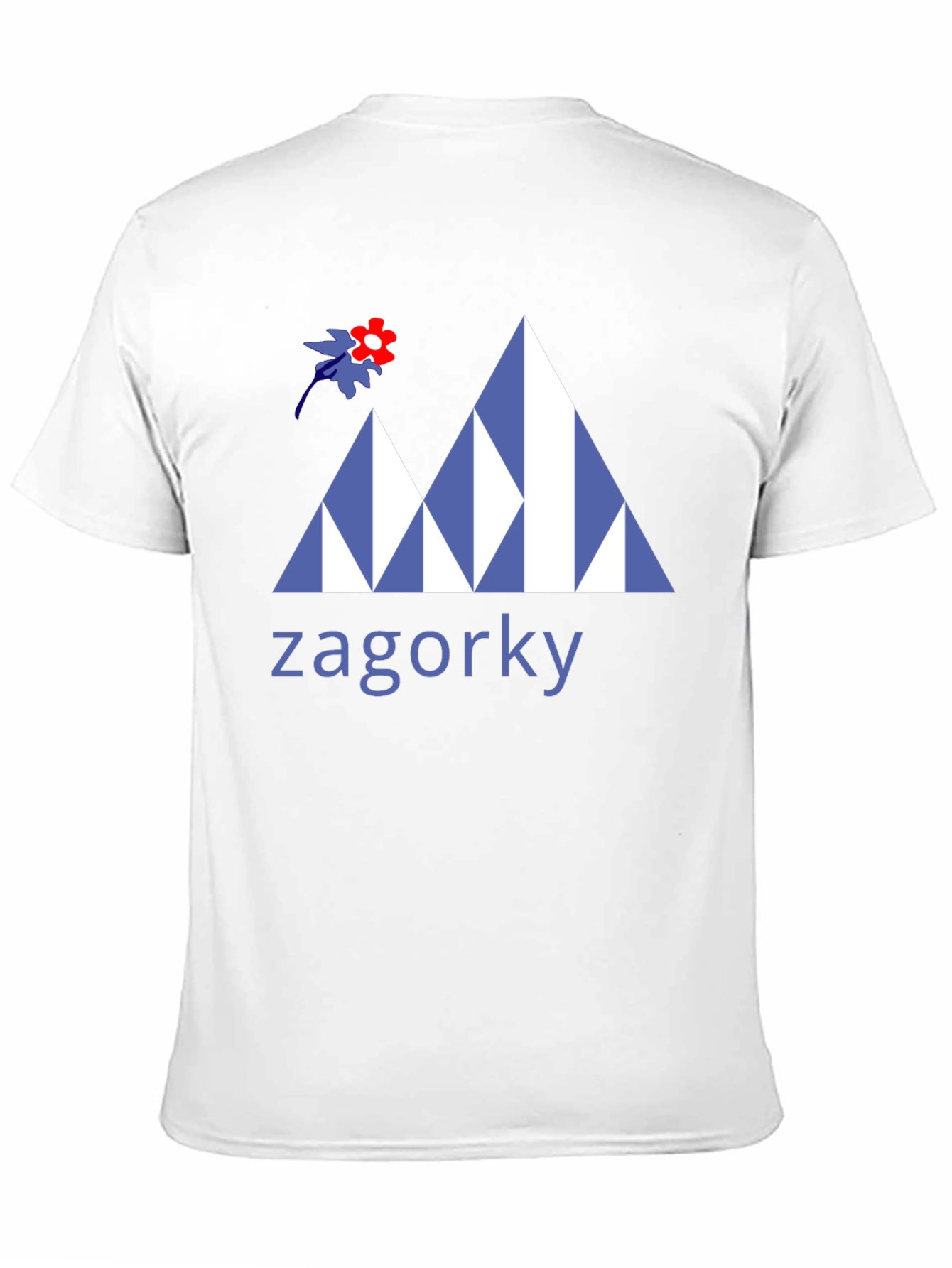 Zagorky Mountain Design Black T-Shirt