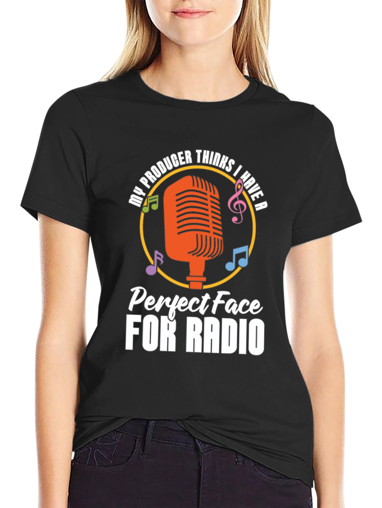 Funny Radio Face T-Shirt