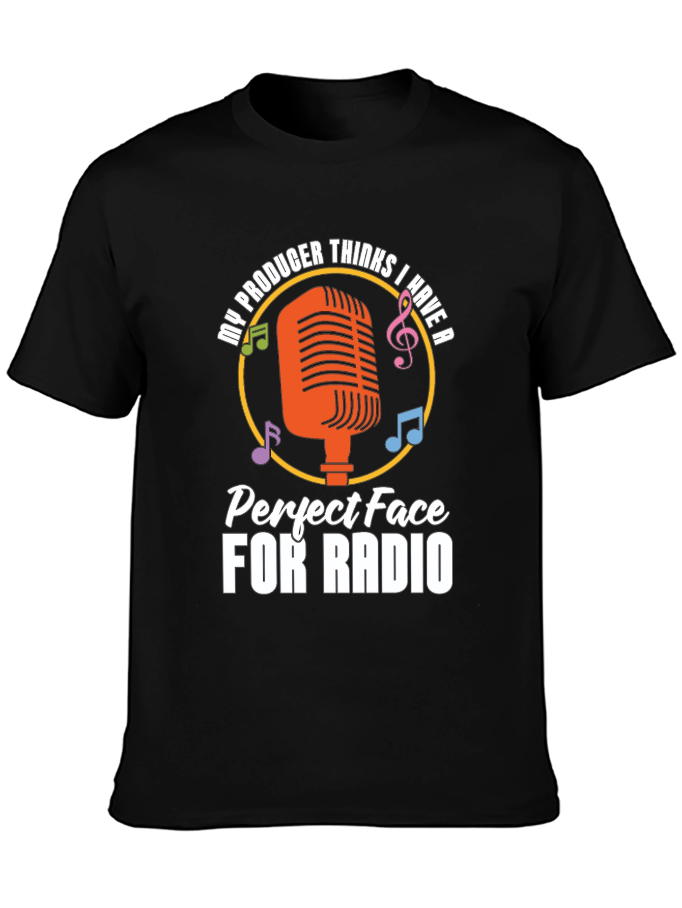 Funny Radio Face T-Shirt