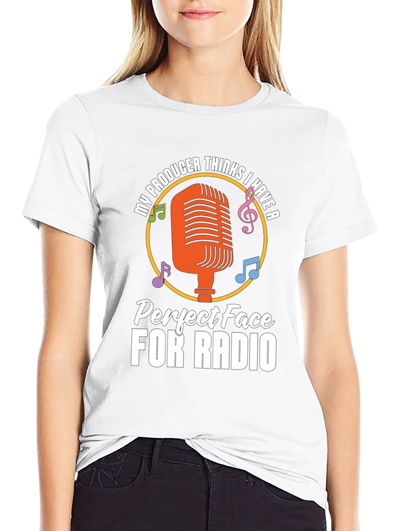 Funny Radio Face T-Shirt