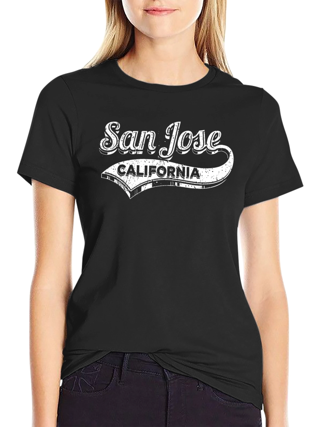 San Jose California Retro Graphic T-Shirt