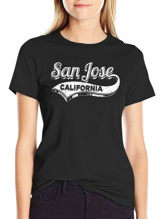 San Jose California Retro Graphic T-Shirt