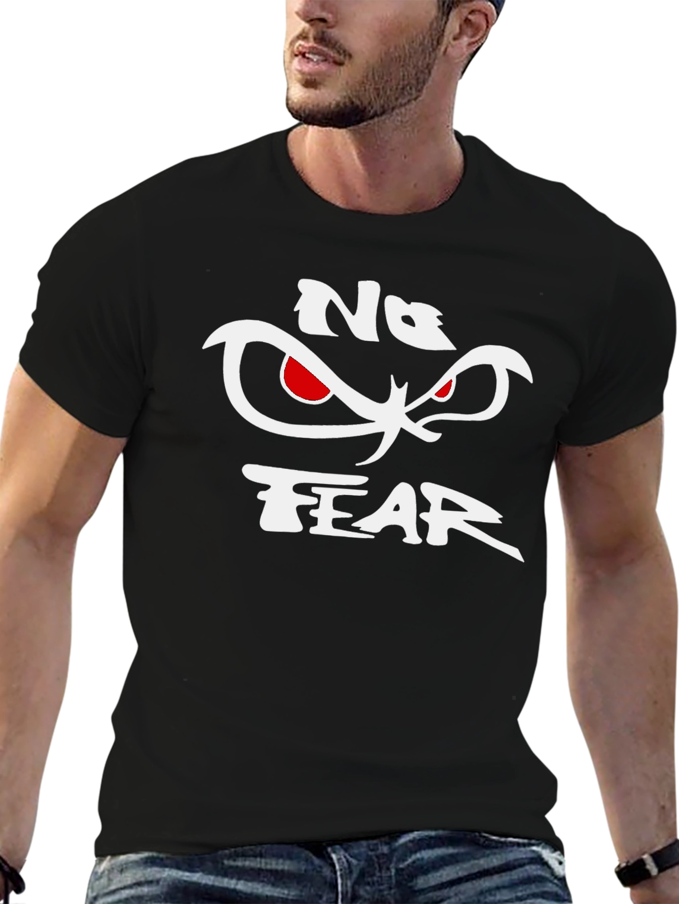 No Fear Graphic Tee - Mens Black T-Shirt