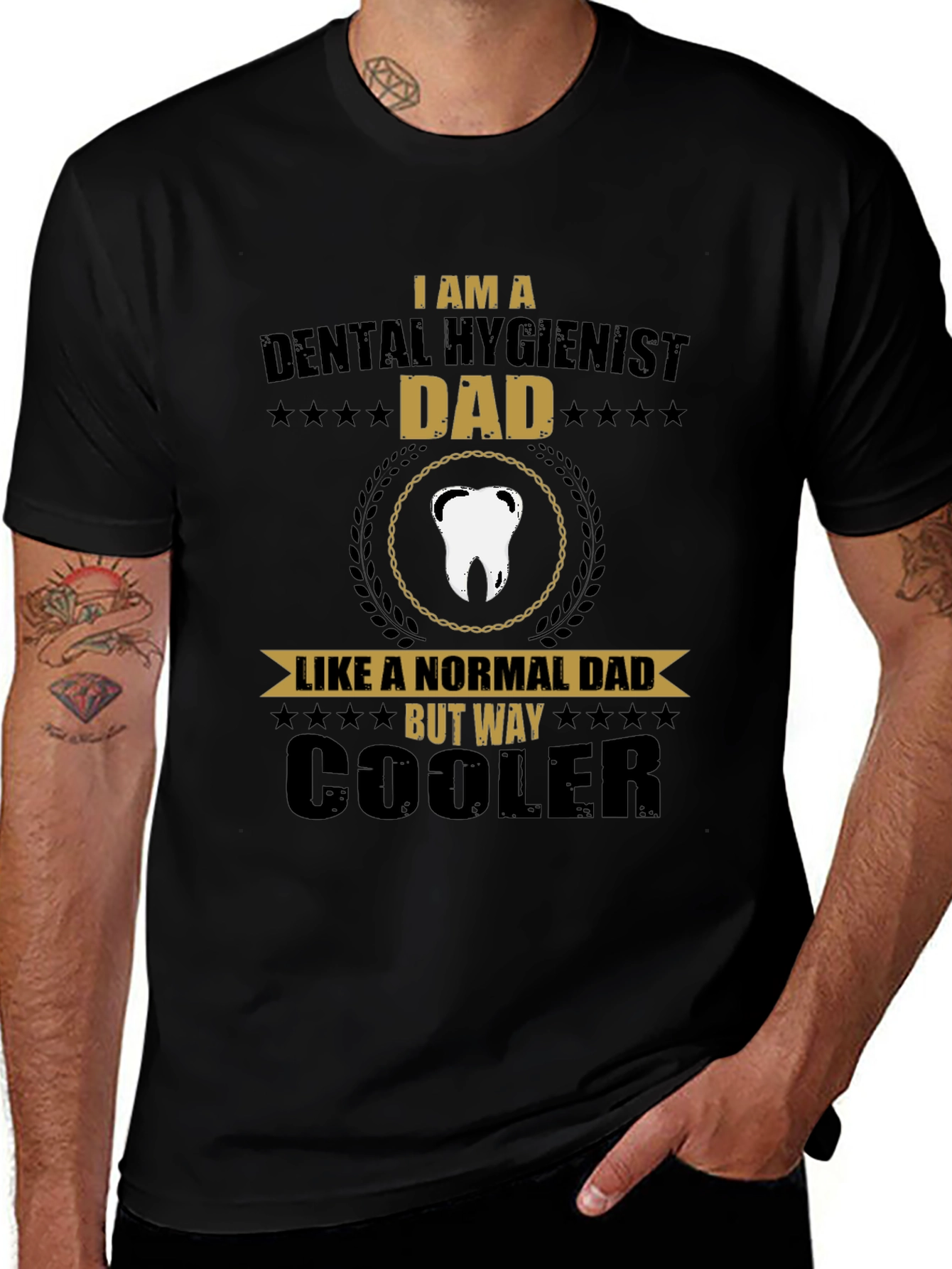 Dental Hygienist Dad T-Shirt - Cool Fathers Day Gift