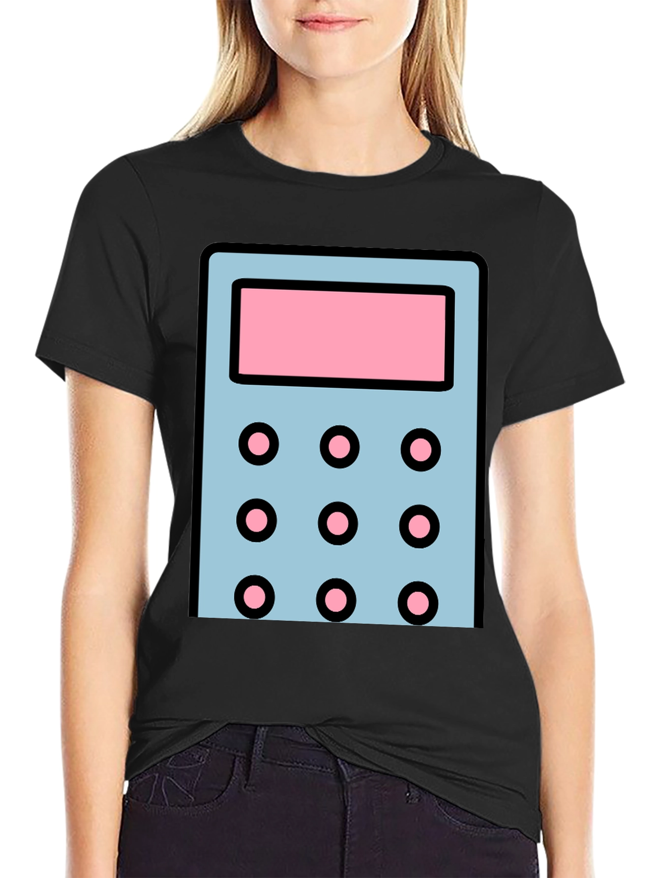 Calculator Graphic T-Shirt - Cool Math Design