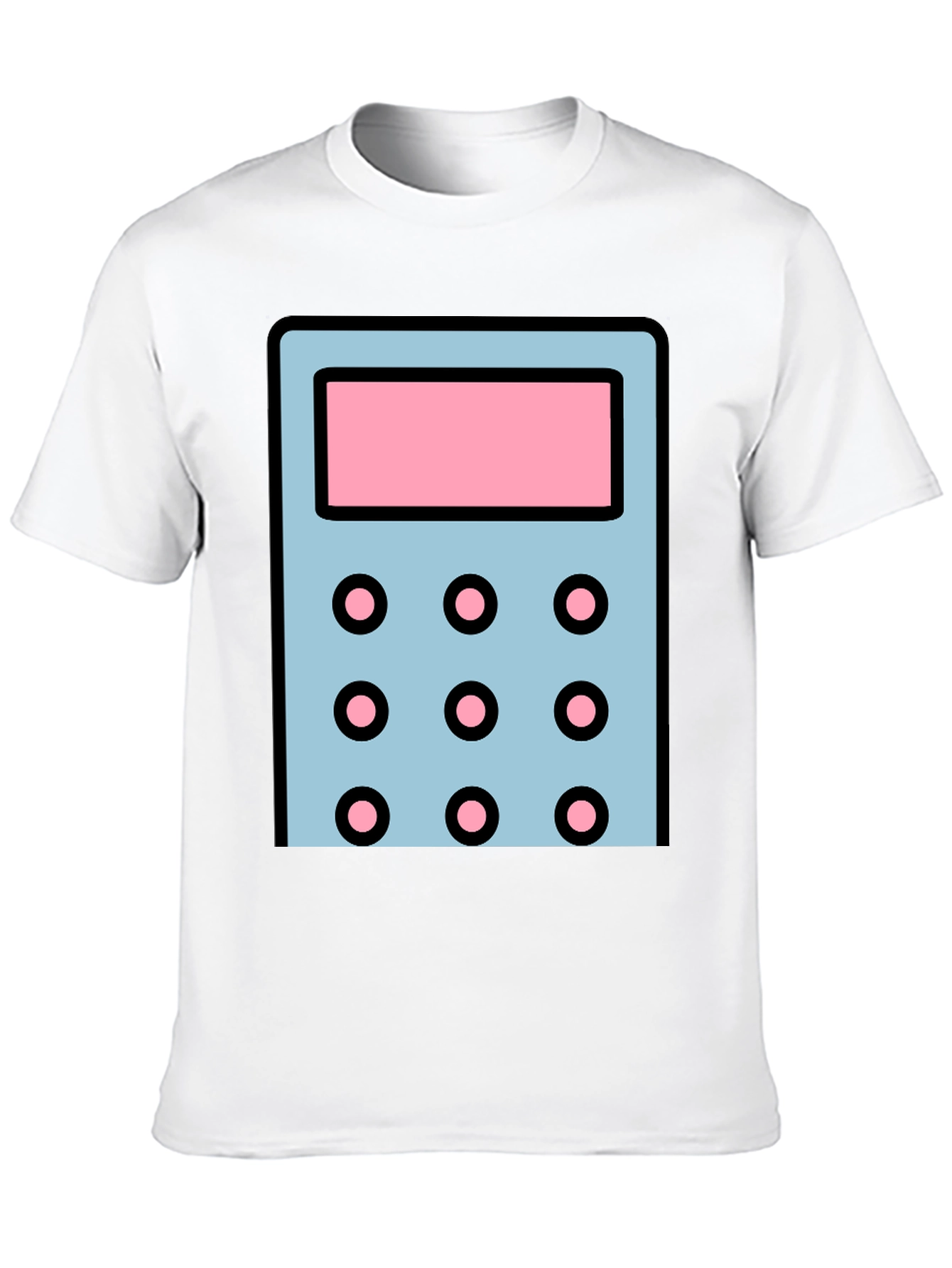 Calculator Graphic T-Shirt - Cool Math Design