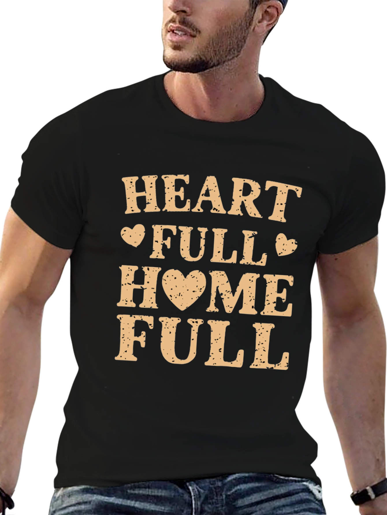 Heart Full Home Full Graphic T-Shirt