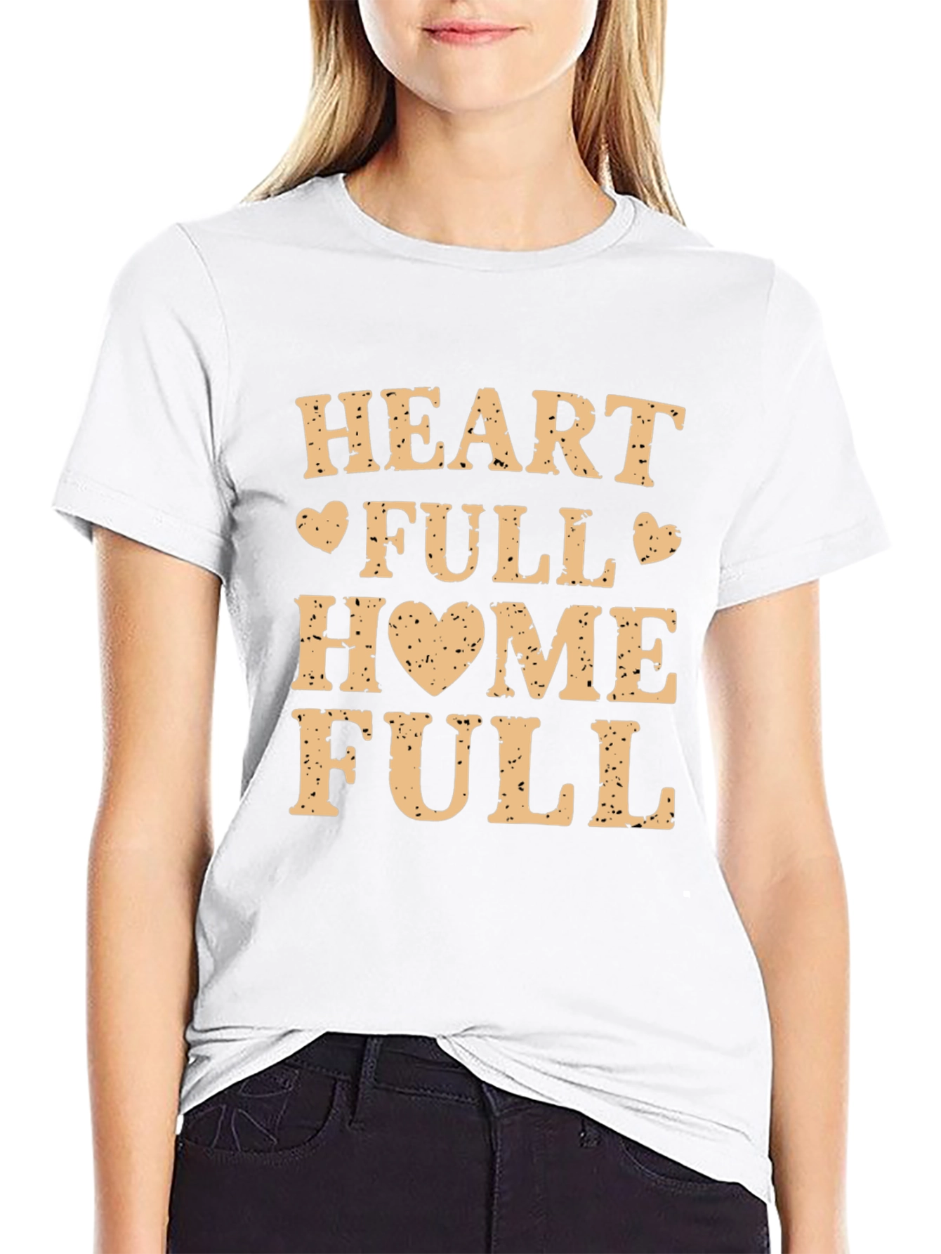 Heart Full Home Full Graphic T-Shirt