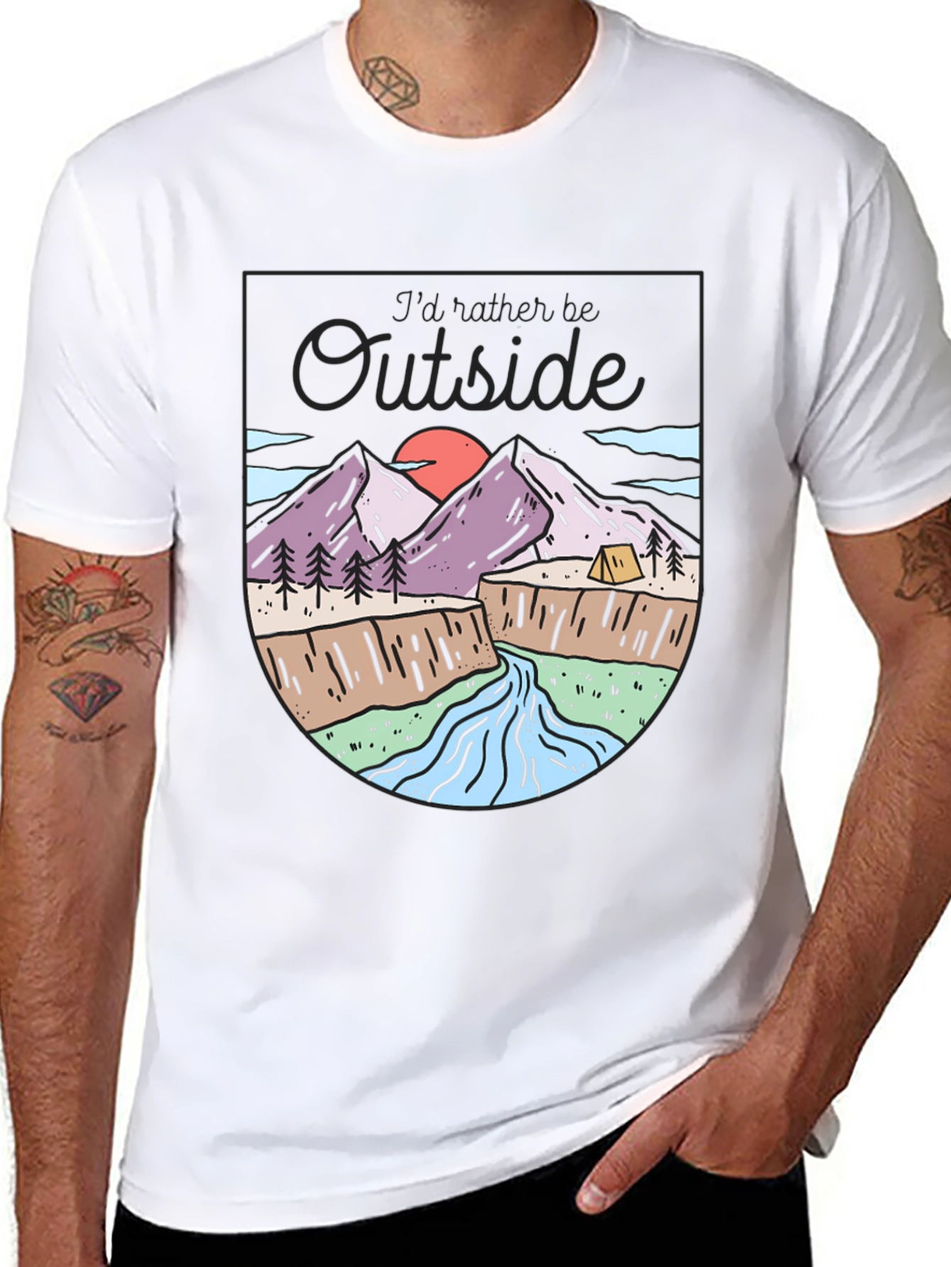 Outdoor Adventure Graphic T-Shirt