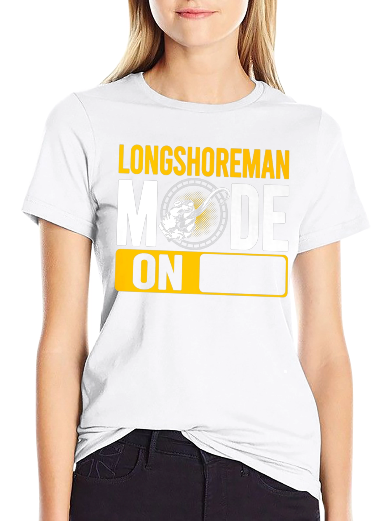Longshoreman Mode On Graphic T-Shirt