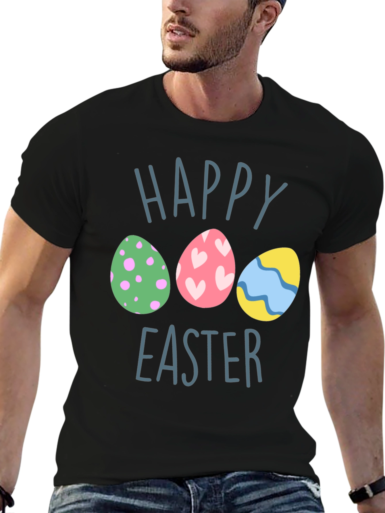 Happy Easter Egg Graphic T-Shirt