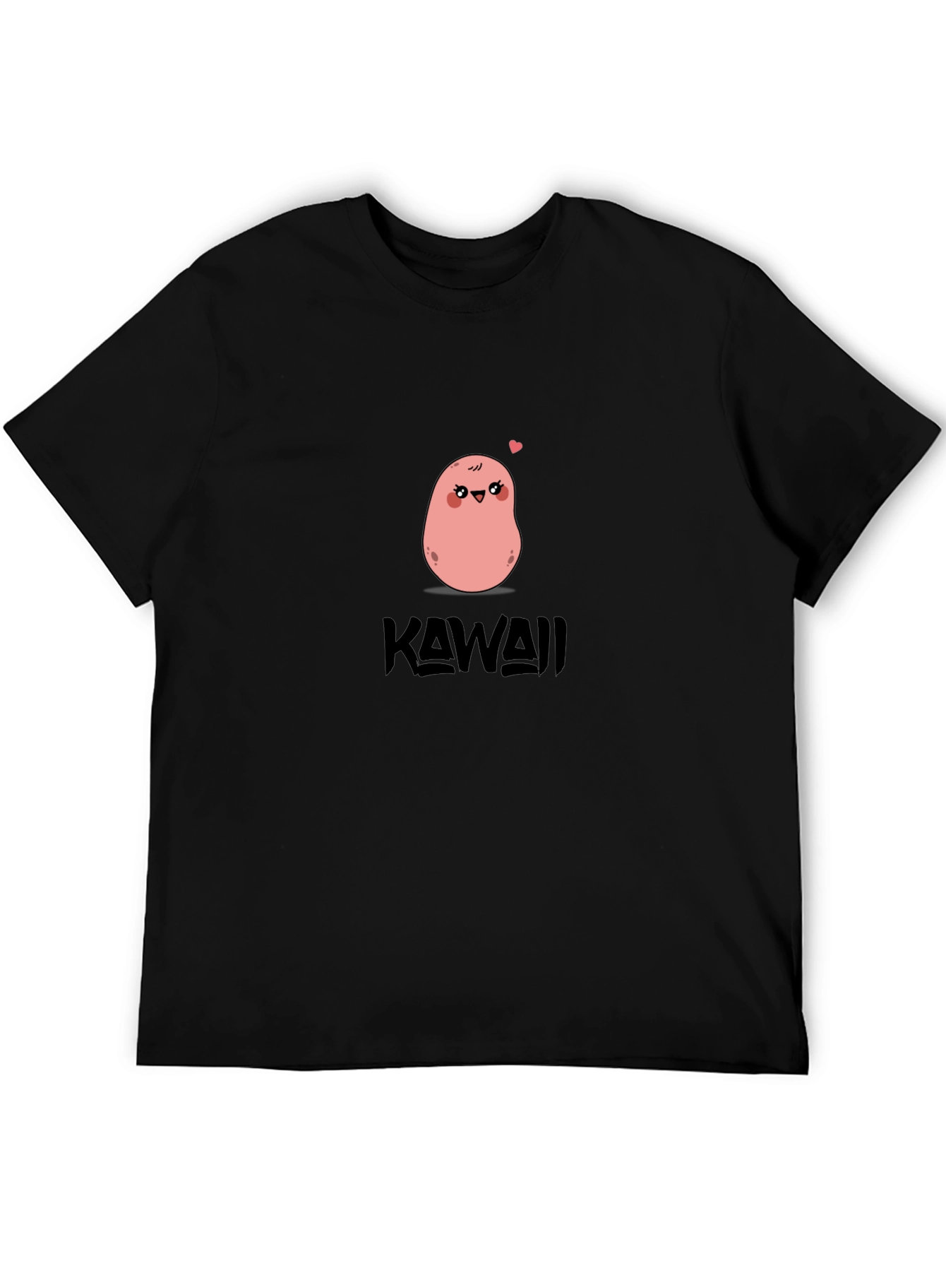 Kawaii Potato Black Tee