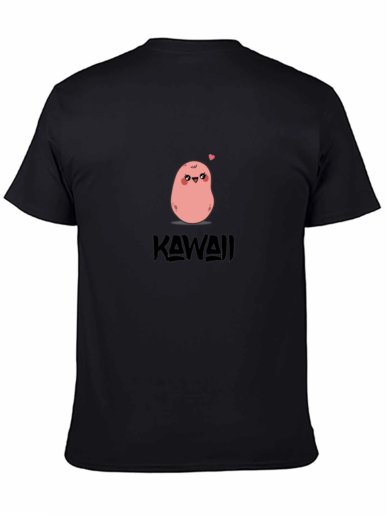 Kawaii Potato Black Tee