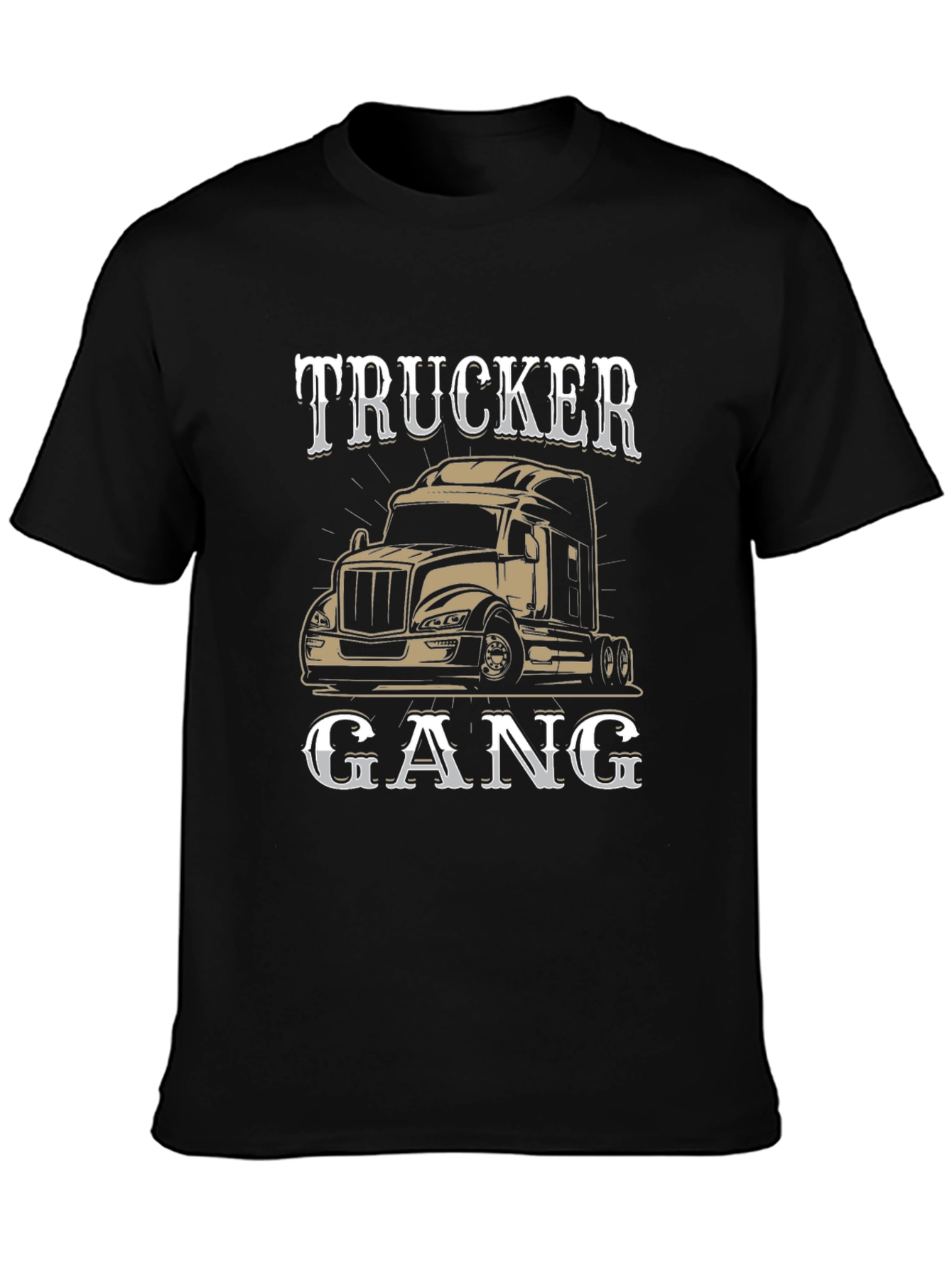 Trucker Gang T-Shirt - Bold Graphic Tee