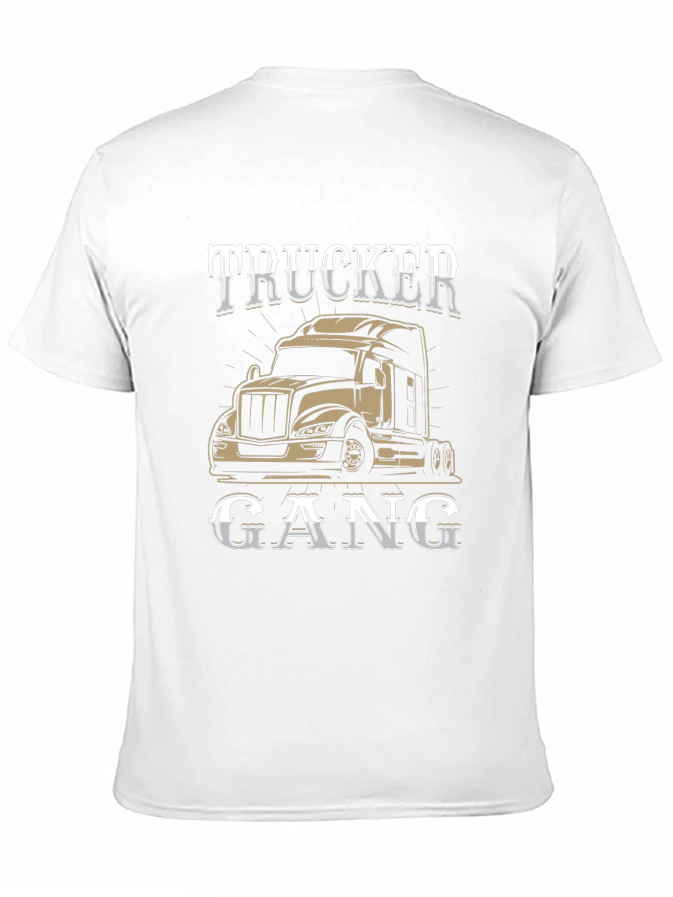 Trucker Gang T-Shirt - Bold Graphic Tee