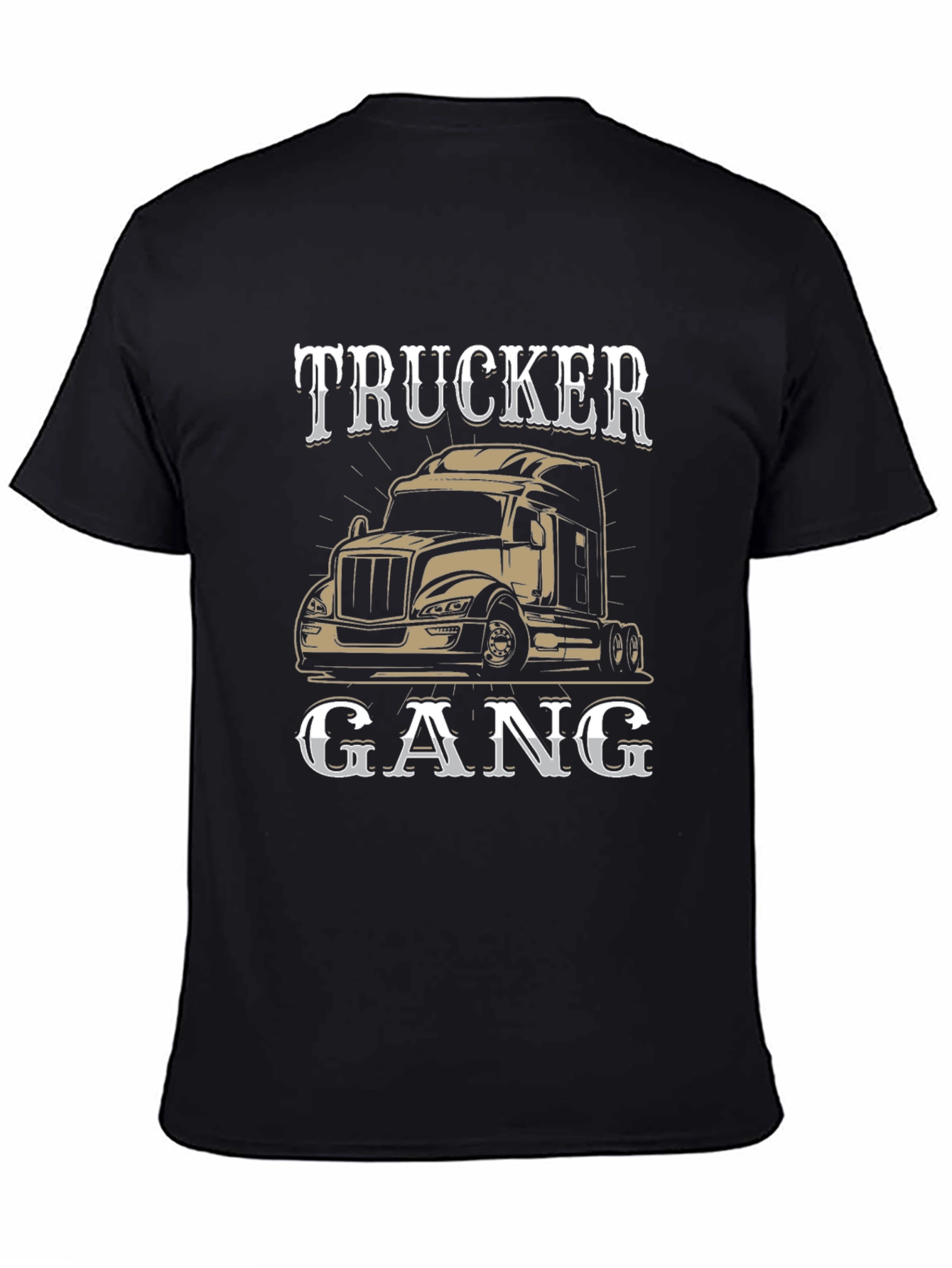 Trucker Gang T-Shirt - Bold Graphic Tee