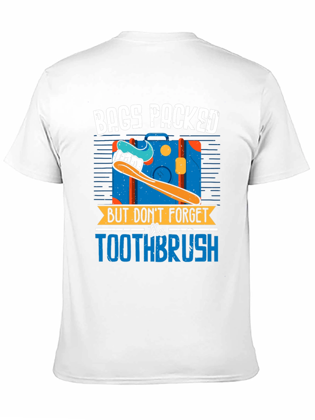 Bags Packed Toothbrush Graphic Tee