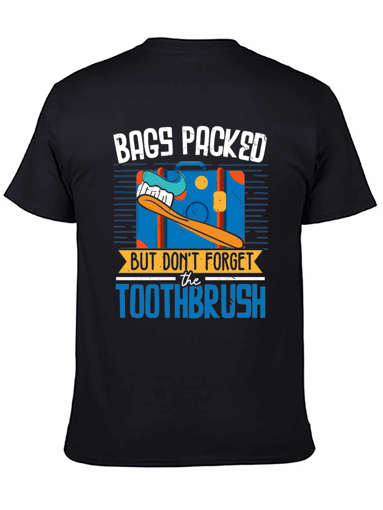 Bags Packed Toothbrush Graphic Tee
