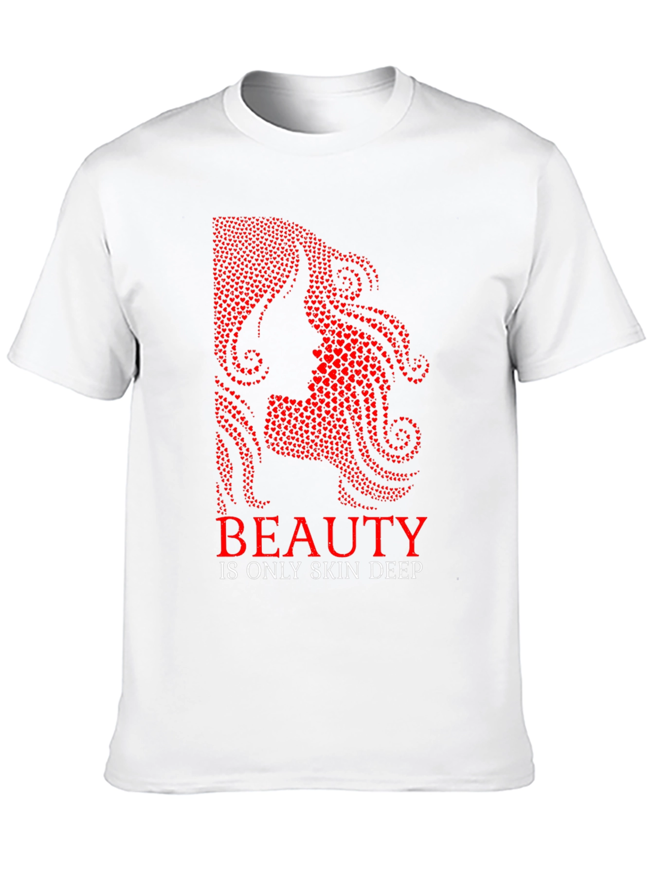 Beauty Skin Deep Heart Graphic Tee - Black