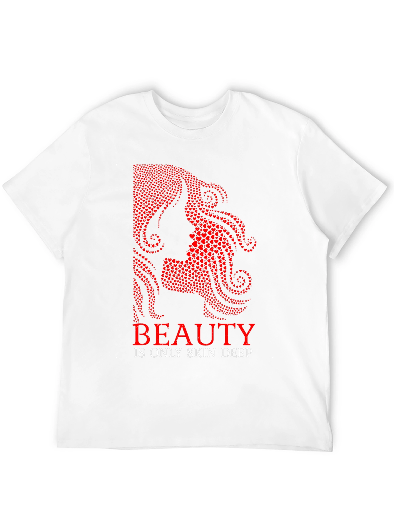 Beauty Skin Deep Heart Graphic Tee - Black