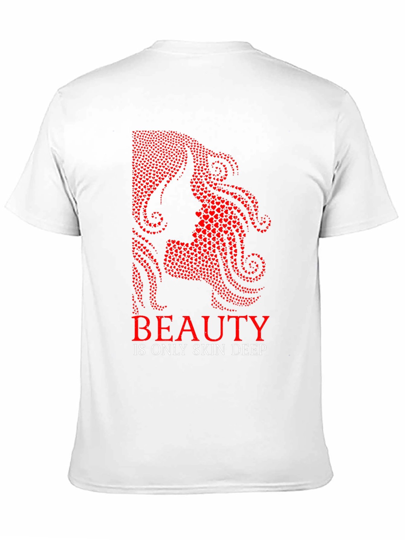 Beauty Skin Deep Heart Graphic Tee - Black
