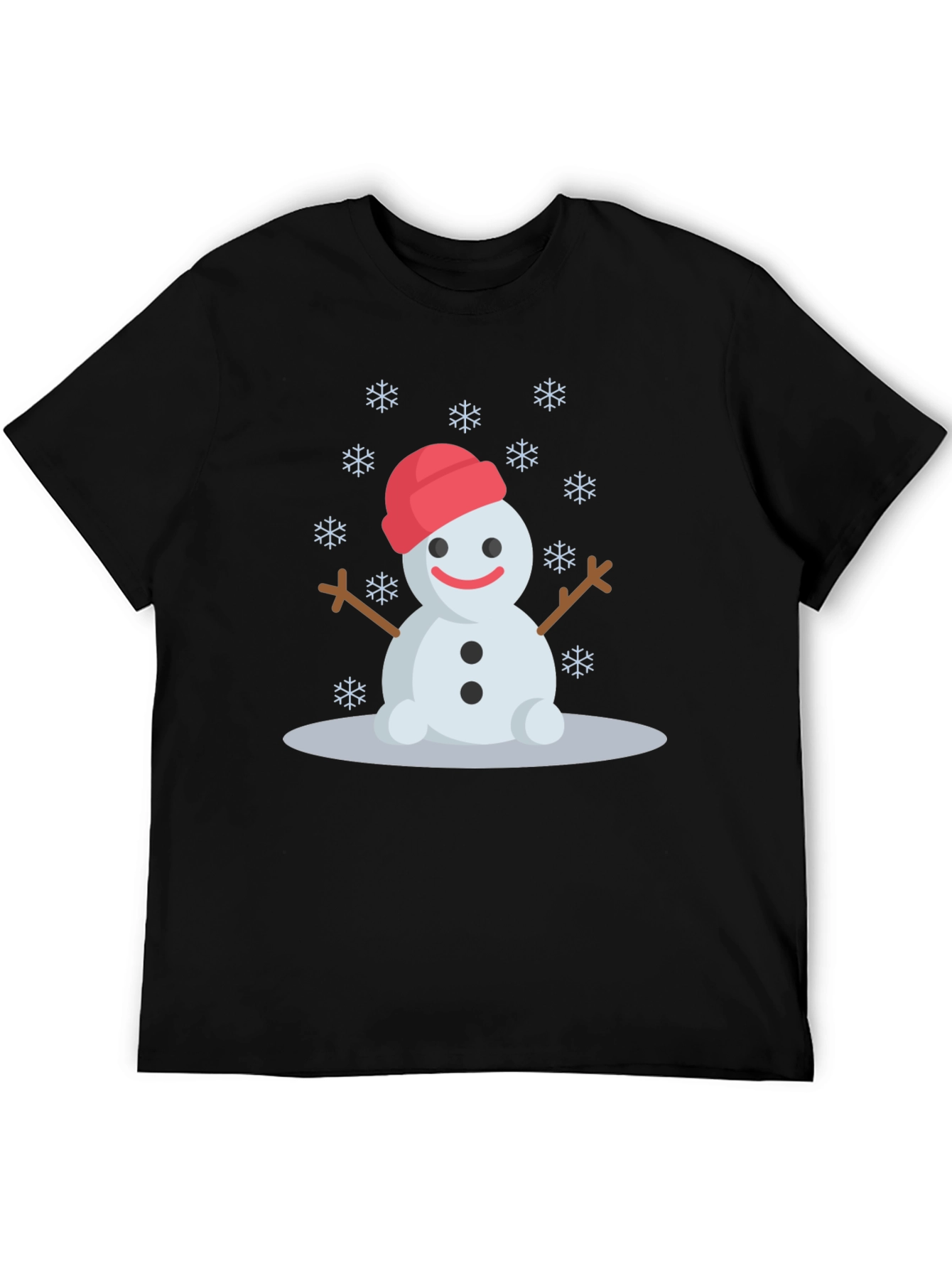Festive Snowman Graphic Tee