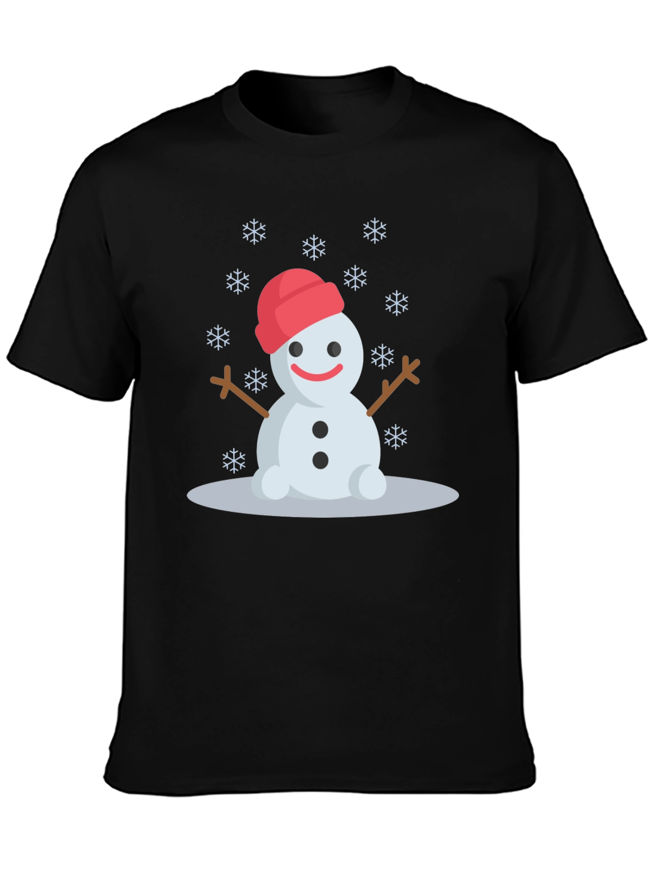 Festive Snowman Graphic Tee