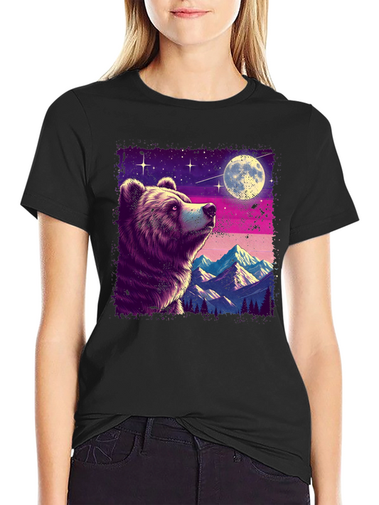 Bear Moon Mountain Graphic Tee