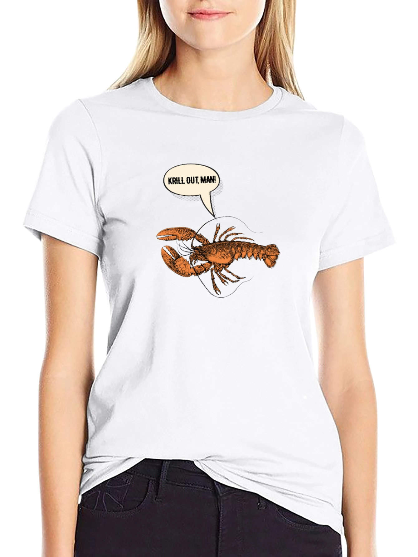 Krill Out Man! Lobster Graphic Tee