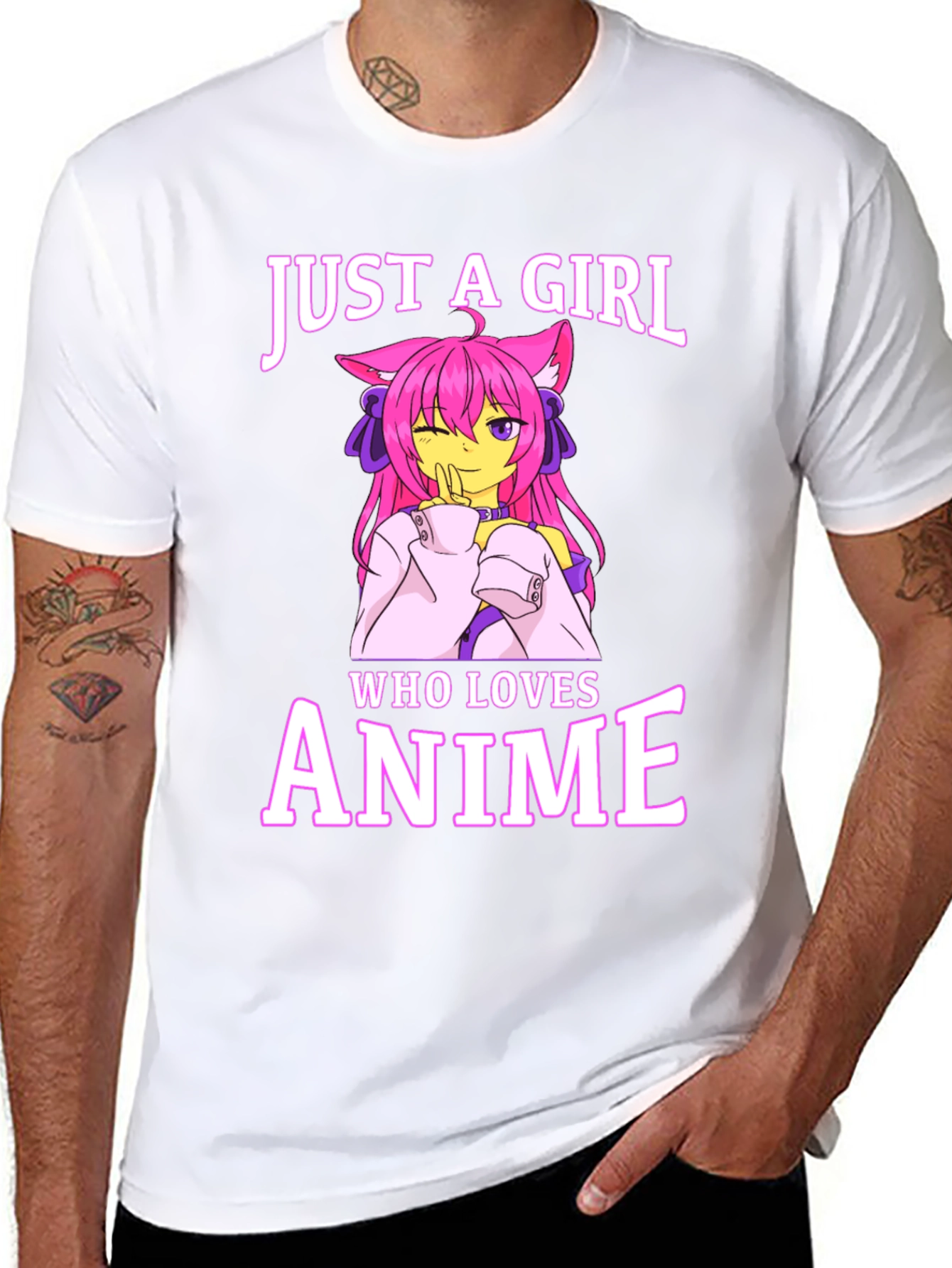 Just A Girl Who Loves Anime T-Shirt