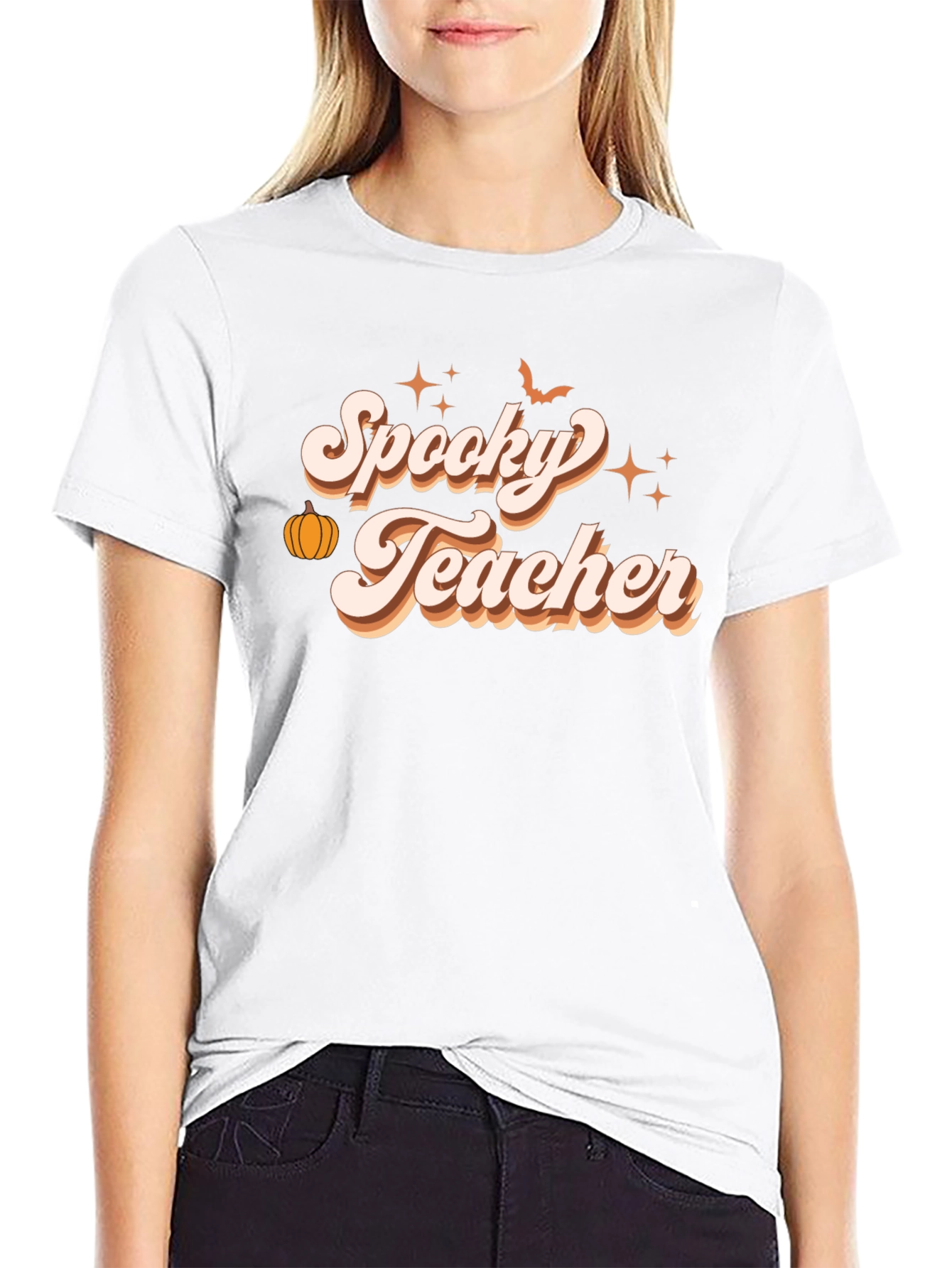 Spooky Teacher Halloween T-Shirt